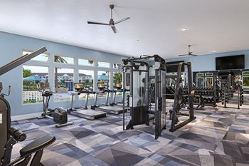 24-Hour first class fitness center with yoga/spin studio